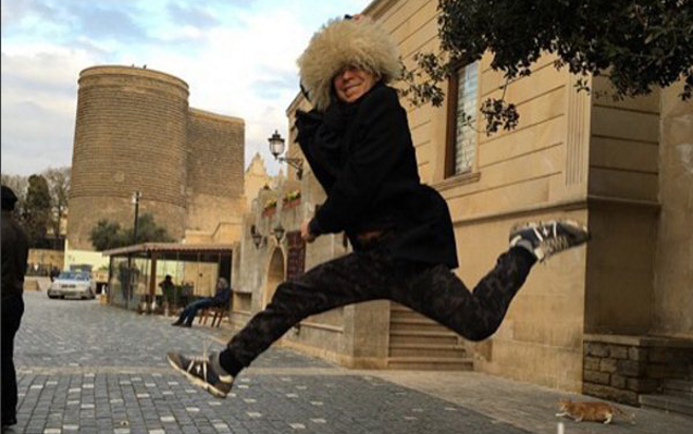 Rusiyanın xalq artisti İçərişəhərdə