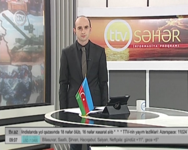 Canlı yayımda bir dəqiqəlik sükut