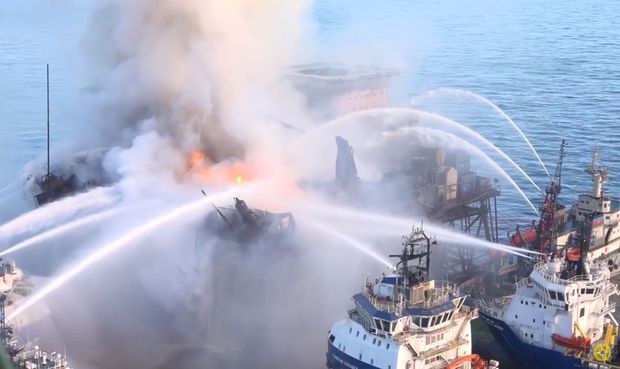 “Günəşli” hələ də yanır