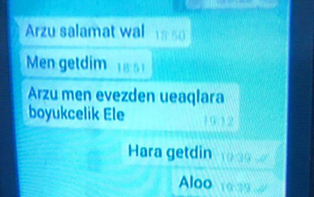 İtkin düşən neftçinin son mesajı