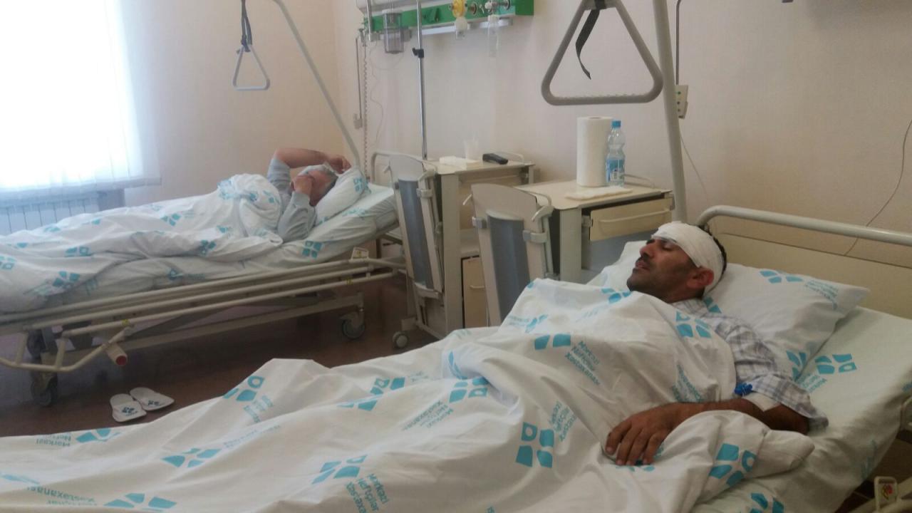 Yanğından xilas edilmiş dәnizçilәrdәn