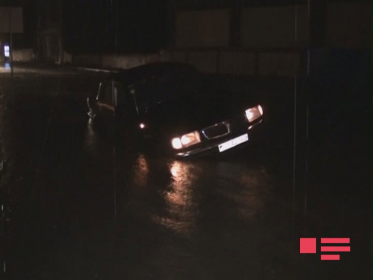 Güclü yağış Lənkəranda yenidən fəsadlar törədib