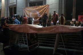 Yerevanda müxalifətin etraz aksiyası davam edir