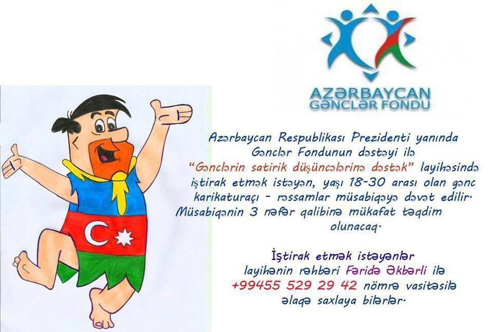 “Gənclərin satirik düşüncələrinə dəstək” adlı layihənin icrasına başlanıld;