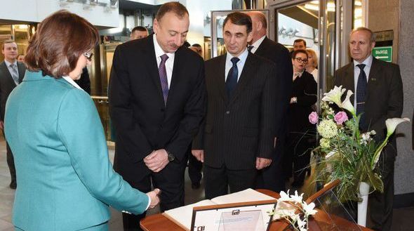 İlham Əliyev Belarus Dövlət Böyük Vətən Müharibəsi Tarixi Muzeyində