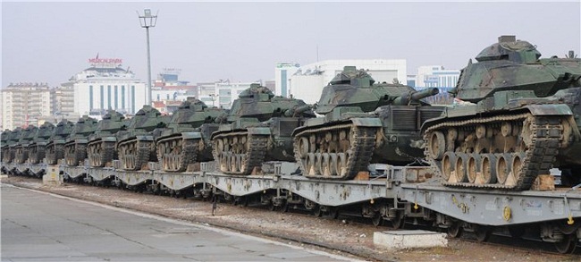 Ərdoğan tankları sərhədə göndərdi