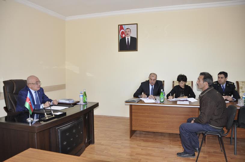 Dövlət Gömrük Komitəsinin sədri, gömrük xidməti general-leytenantı Aydın Əliyev Bərdədə qəbul keçirib