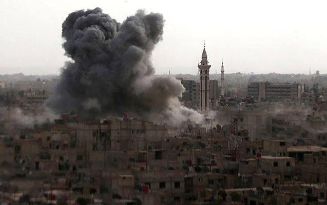 Rus təyyarələrinin olduğu aerodrom bombalandı