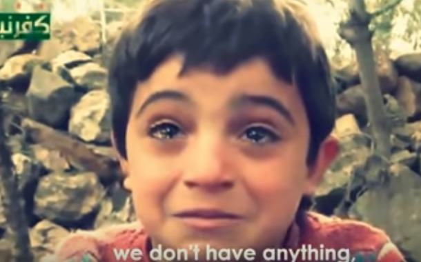Suriyalı uşaqdan ürəkparçalayan sözlər