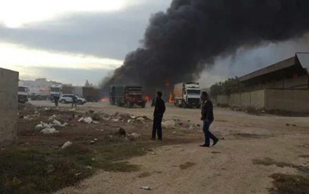 Rusiya humanitar yardım karvanını bombaladı