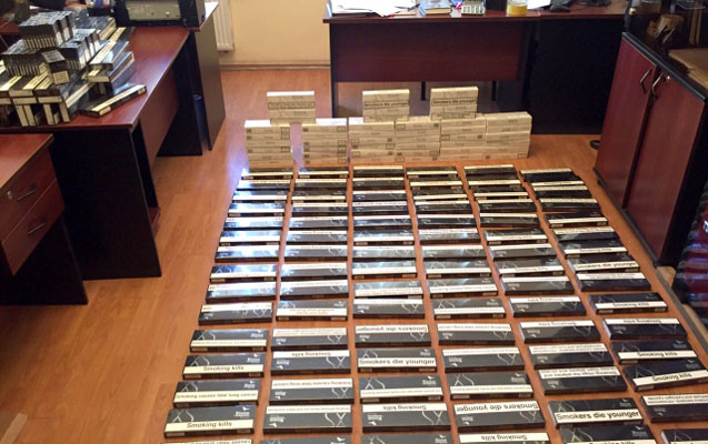 Sərhəddə 4000 qutu qanunsuz siqaret aşkarlandı