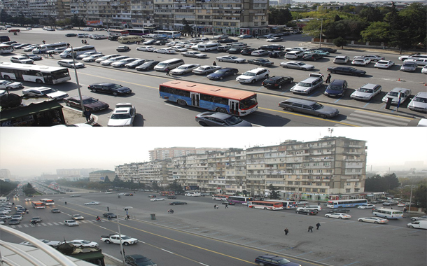 “Şamaxinka” tunelinin üzərində parkinq yeri ləğv edildi