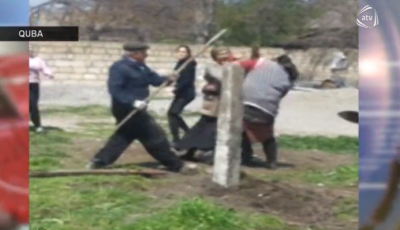 Qonşular arasında dava, kişi qadını bellə vurdu...