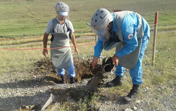 Tank əleyhinə mina tapıldı