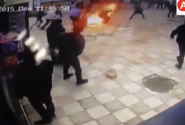 Özünü yandıranın xanımı danışdı