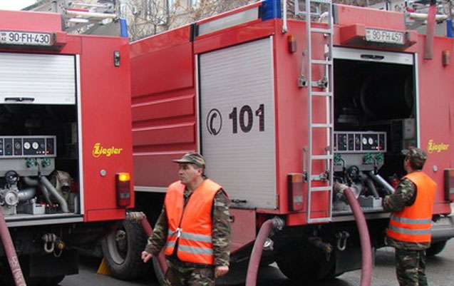 BDU-nun yataqxanasında yanğın