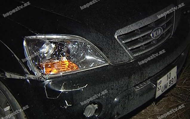 Prospektdə maşın piyadanı vurdu