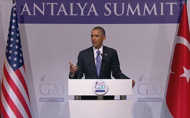 Obamaya söyüşlü sual verildi