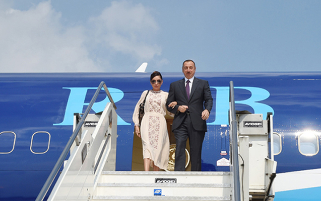 İlham Əliyev və xanımı Türkiyəyə getdi