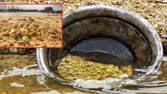 Dənizdən 470 ton qızıl tapıldı