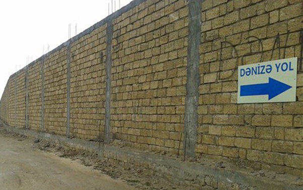 Dənizkənarı hasarlar, villalar söküləcək