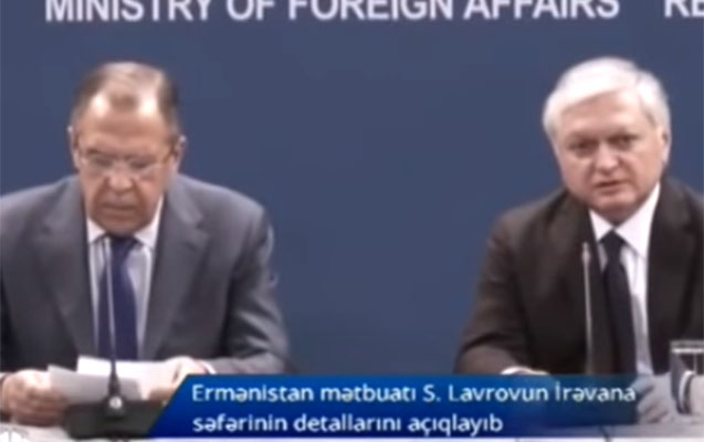Lavrovun İrəvan səfərinin detalları açıqlandı