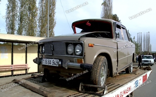 Şəmkirdə ağır yol qəzası baş verib, yaralılar var