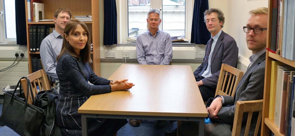 Nərgiz Paşayeva professor Mark Smitlə görüşüb