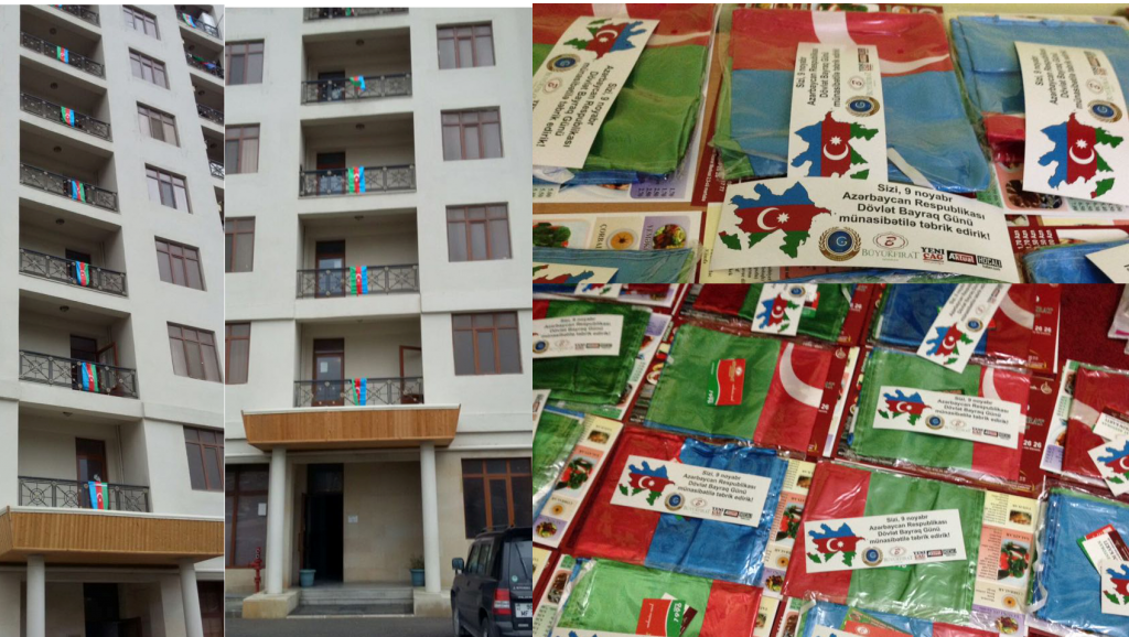 AJD Bayraq gününü jurnalistlərin binasında qeyd etdi