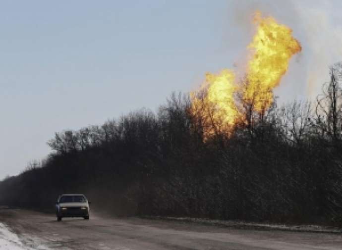 Bakıda parkda yanğın