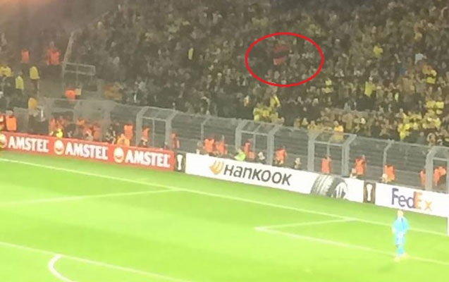 “Qəbələ” oyununda erməni bayrağı