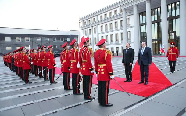 İlham Əliyevin Gürcüstana səfəri
