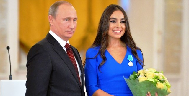 Leyla Əliyeva Putinə təşəkkür etdi