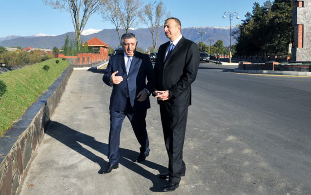 Prezident magistraldakı işlərlə maraqlandı