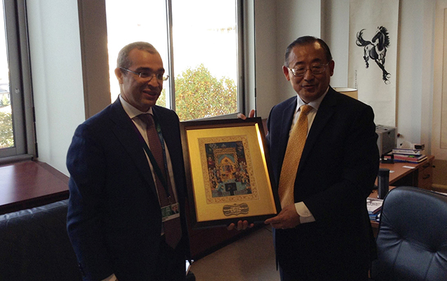 Mikayıl Cabbarov YUNESKO-nun baş direktoru ilə görüşdü