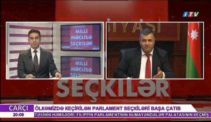 Azərbaycanda seçiklər İTV-nin efirində izləndi