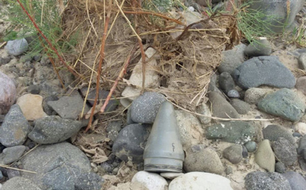 Ermənilər Qarqar çayı ilə top mərmisi axıdır