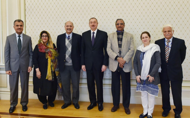 Azərbaycan prezidenti Pakistan Senatının nümayəndə heyətini qəbul etdi