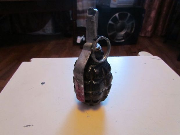 Bakıda zibil qutusunda “F-1” qumbarası tapıldı