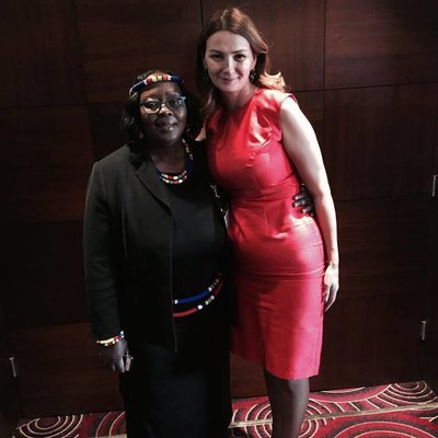 Millət vəkili Qənirə Paşayeva Cənubi Afrika, Kamerun və Çad rəsmiləri ilə Xocalıdan danışıb.