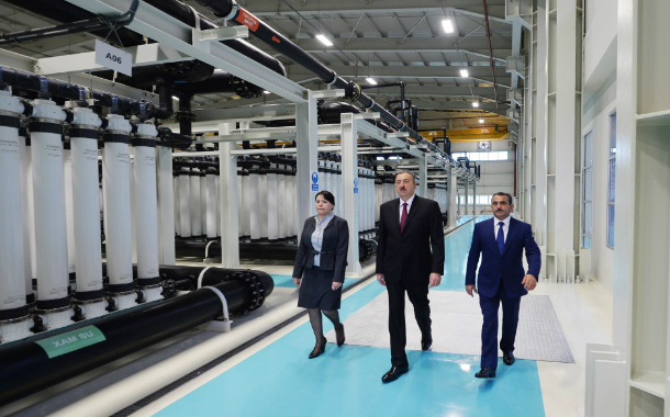 İlham Əliyev: Bakı şəhərinin su təsərrüfatı daha da sürətlə yeniləşməlidir