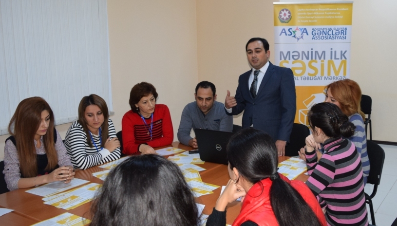 ASGA və TTV (Türkel TV) ilk dəfə səs verənləri maarifləndirdi