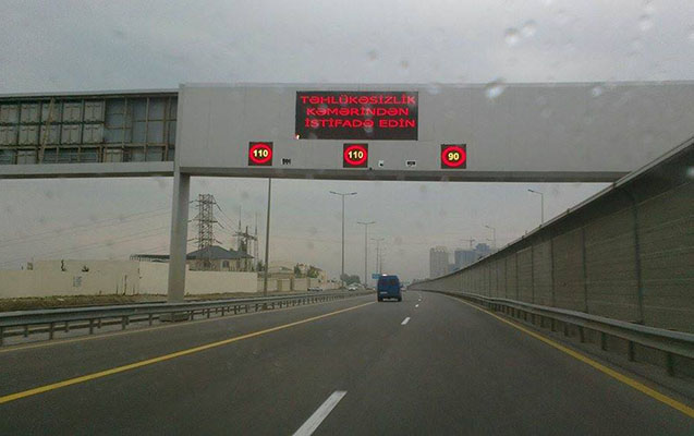 Bu yolda bütün sürücülər 110-la gedə biləcək