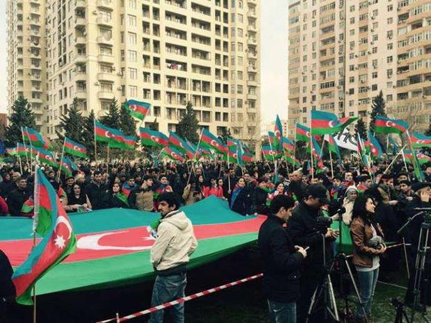 Müsavat partiyası mitinq keçirdi