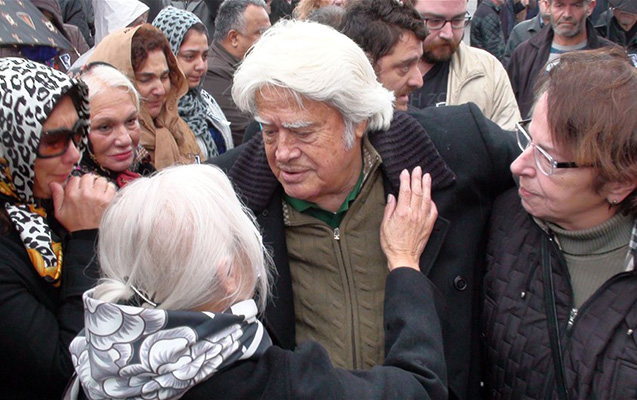 Aktyorun dəfn mərasimindən