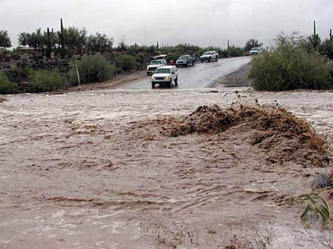 Şamaxıya sel gəldi