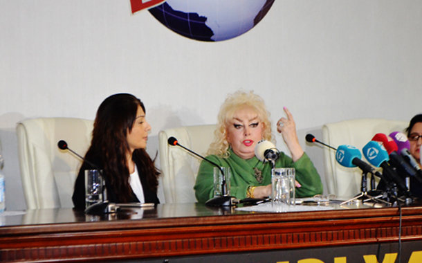 İlhamə Quliyeva mətbuat konfransı keçirdi