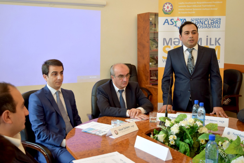 ASGA “Mənim ilk səsim” VİRTUAL TƏBLİĞAT MƏRKƏZİ və Election.az saytının təqdimatını keçirdi