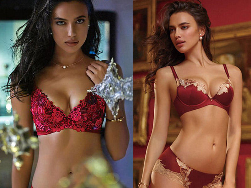 Yarıçılpaq İrina Şeyk vamp oldu