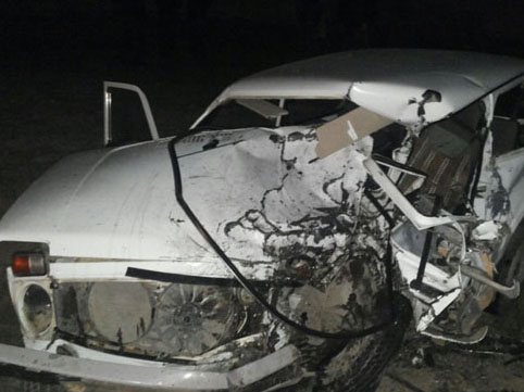 Ağcabədidə üç avtomobil toqquşdu: